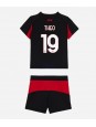 AC Milan Theo Hernandez #19 Dječji Domaci Dres kompleti 2025-26 Kratak Rukavima (+ kratke hlače)